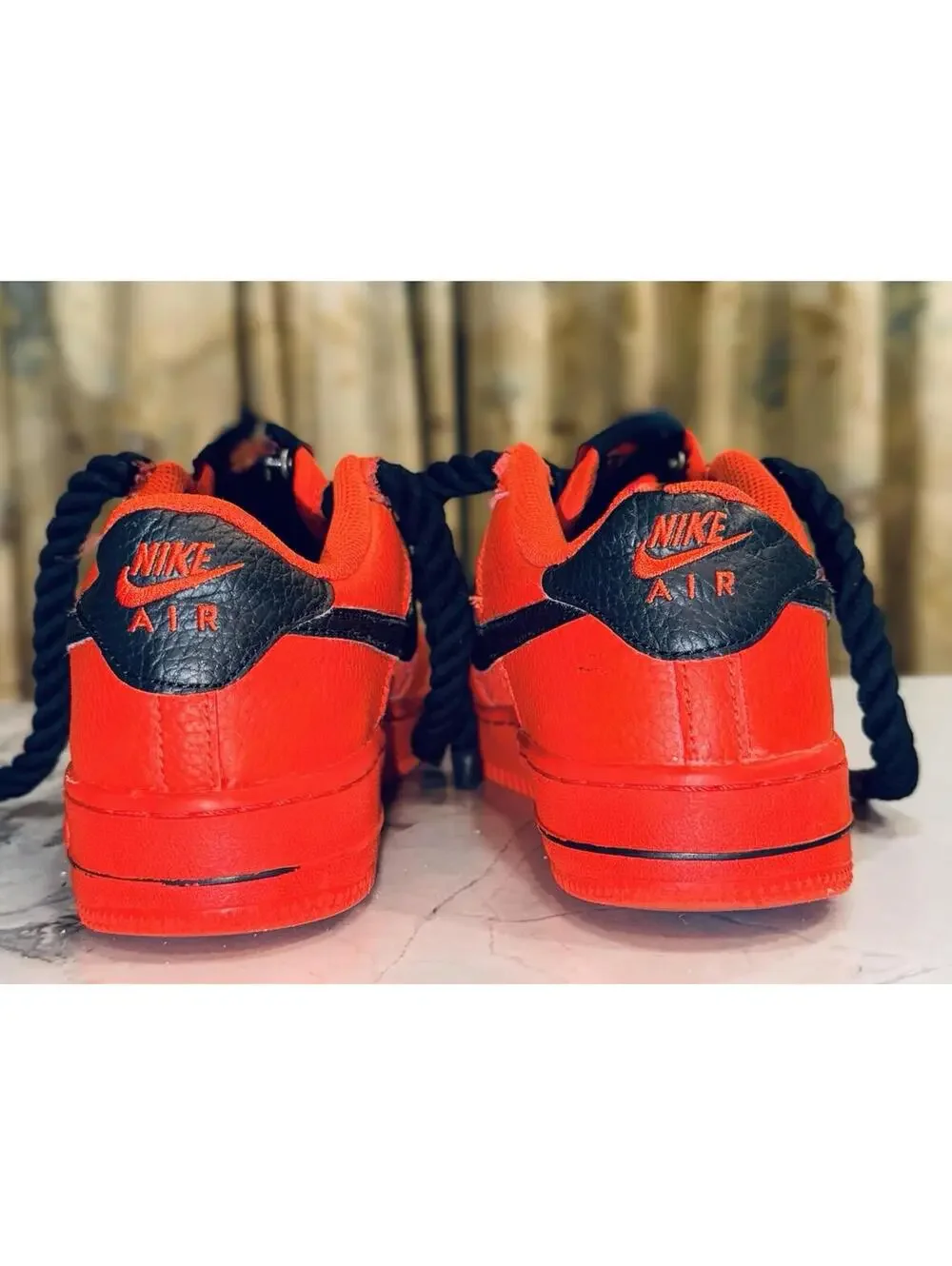 Size 5.5 (GS) - Nike Air Force 1 LV8 Low Mesh Pocket - Haban